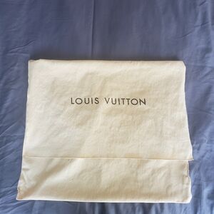 MARKED Authentic Large Louis Vuitton Cotton Dust Bag